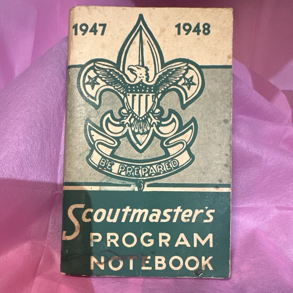 1947 scout Masters Program Notebook